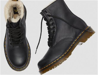 Dr. Martens 1460 Serena Faux Fur Lined Ankle Boots