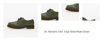 Dr. Martens 1461 3 Eye Shoe Khaki Green 1