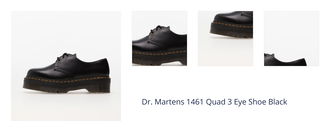 Dr. Martens 1461 Quad 3 Eye Shoe Black 1