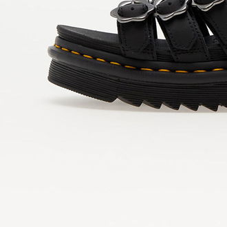 Dr. Martens Blaire Slide Flwr Slide Sandal Black 8