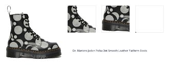 Dr. Martens Jadon Polka Dot Smooth Leather Platform Boots 1