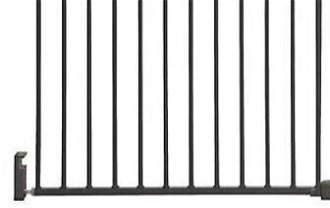 DREAMBABY Zábrana bezpečnostná Broadway 2-panelová extra široká 76-134,5 cm šedá 8