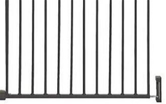 DREAMBABY Zábrana bezpečnostná Broadway 2-panelová extra široká 76-134,5 cm šedá 9