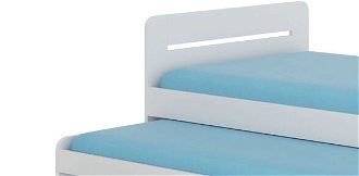 Drevená detská posteľ s prístelkou Tigris 80x180 cm - biela 6