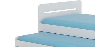 Drevená detská posteľ s prístelkou Tigris 90x200 cm - biela 6