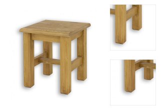 Drevená stolička / stolík sil 21 - k02 tmavá borovica 3