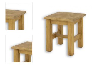 Drevená stolička / stolík sil 21 - k02 tmavá borovica 4
