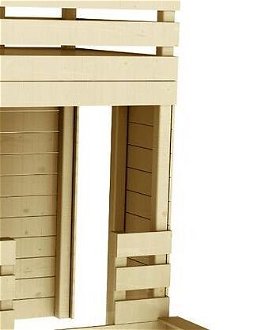 Drevený detský domček HACKER 133x315x228 cm 5