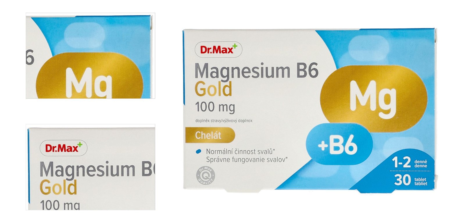 Dr.Max Magnesium B6 Gold 100 mg Chelát 9
