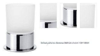 Držiak pohárov Bemeta OMEGA chróm 138110061 1