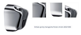 Držiak sprchy Hansgrohe Porter chróm 28321000 1