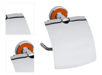 Držiak toaletného papiera Bemeta Trend-I chróm, oranžová 104112018G 4