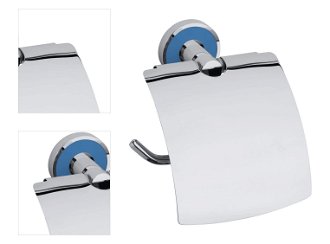 Držiak toaletného papiera Bemeta Trend-I chróm, sv.modrá 104112018D 4
