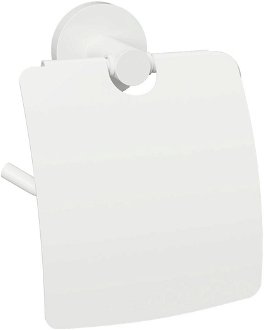 Držiak toaletného papiera Bemeta White s krytombiela 104112014