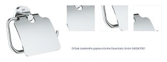 Držiak toaletného papiera Grohe Essentials chróm G40367001 1