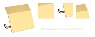 Držiak toaletného papiera Hansgrohe AddStoris vo farebnom prevedení lešteného zlata 41753990 1