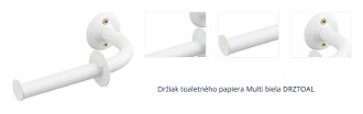 Držiak toaletného papiera Multi biela DRZTOAL 1