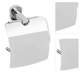 Držiak toaletného papiera SAT Cube Way chróm SPI25 3