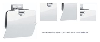Držiak toaletného papiera Tesa Klaam chróm 40259-00000-00 1