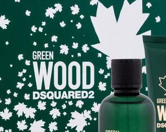 Dsquared² Green Wood - EDT 100 ml + sprchový gel 100 ml + klíčenka 5