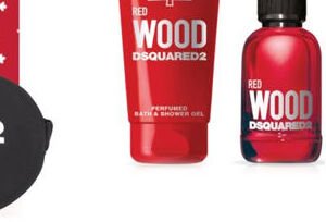 Dsquared² Red Wood - EDT 50 ml + sprchový gel 100 ml + maska na spaní 9
