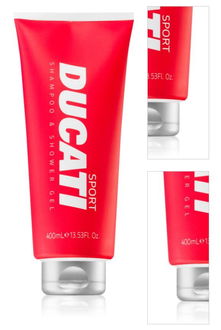 Ducati Sport sprchový gél pre mužov 400 ml 3