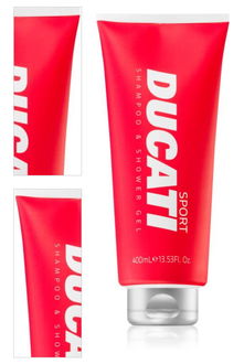 Ducati Sport sprchový gél pre mužov 400 ml 4