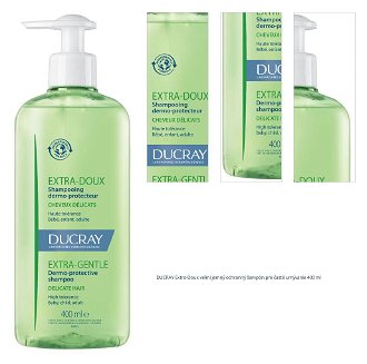 DUCRAY Extra-Doux veľmi jemný ochranný šampón pre časté umývanie 400 ml 1
