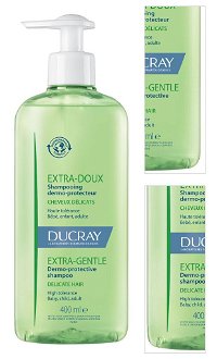 DUCRAY Extra-Doux veľmi jemný ochranný šampón pre časté umývanie 400 ml 3