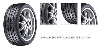 DUNLOP SP SPORT MAXX 265/45 R 20 104Y 1
