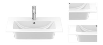 Duravit nábytkové umývadlo 630mm Me By Starck WG 23366300601 3