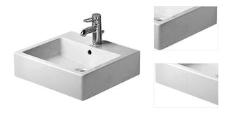 DURAVIT Vero umyvadlo 50 cm s přepadem 0454500000 3