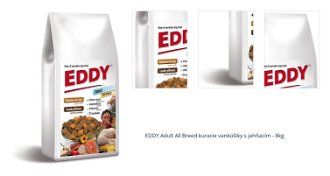 EDDY Adult All Breed kuracie vankúšiky s jahňacím - 8kg 1