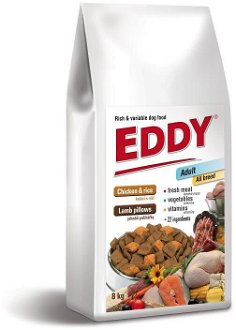 EDDY Adult All Breed kuracie vankúšiky s jahňacím - 8kg