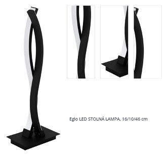 Eglo STOLNÁ LED LAMPA, 16/10/46 cm 1