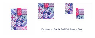Eko vrecko Boc'N Roll Patchwork Pink 1
