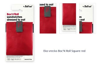 Eko vrecko Boc'N Roll Square red 1