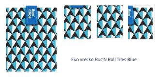 Eko vrecko Boc'N Roll Tiles Blue 1