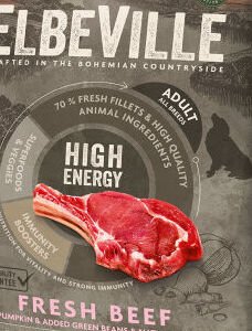 ELBEVILLE granuly Adult All Breeds Fresh Beef High Energy 4kg 5
