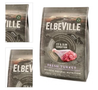 ELBEVILLE granuly Adult All Breeds Fresh Turkey Fit and Slim Condition 4kg 4
