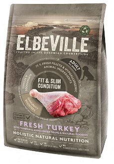 ELBEVILLE granuly Adult All Breeds Fresh Turkey Fit and Slim Condition 4kg 2