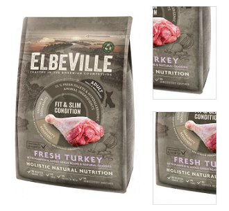 ELBEVILLE granuly Adult Mini Fresh Turkey Fit and Slim Condition 4kg 3