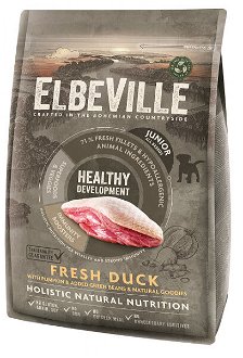 ELBEVILLE granuly Puppy and Junior All Breeds Fresh Duck Healthy Development 4kg