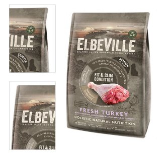 ELBEVILLE granuly Senior All Breeds Fresh Turkey Fit and Slim Condition 4kg 4