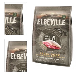 ELBEVILLE granuly Senior Mini Fresh Duck Fit and Slim Condition 4kg 4