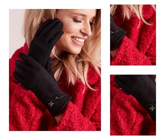 Elegant black gloves for women 3