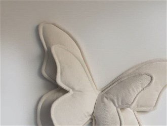 Dekoračné vankúšiky na stenu - motýle farba: béžová 6