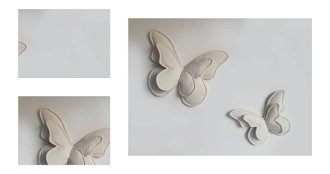 Dekoračné vankúšiky na stenu - motýle farba: béžová 4