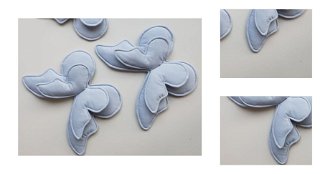 Dekoračné vankúšiky na stenu - motýle farba: modrá 3