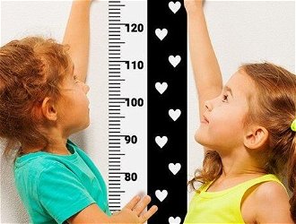 ELIS DESIGN detsky meter na stenu farba: mätová 5